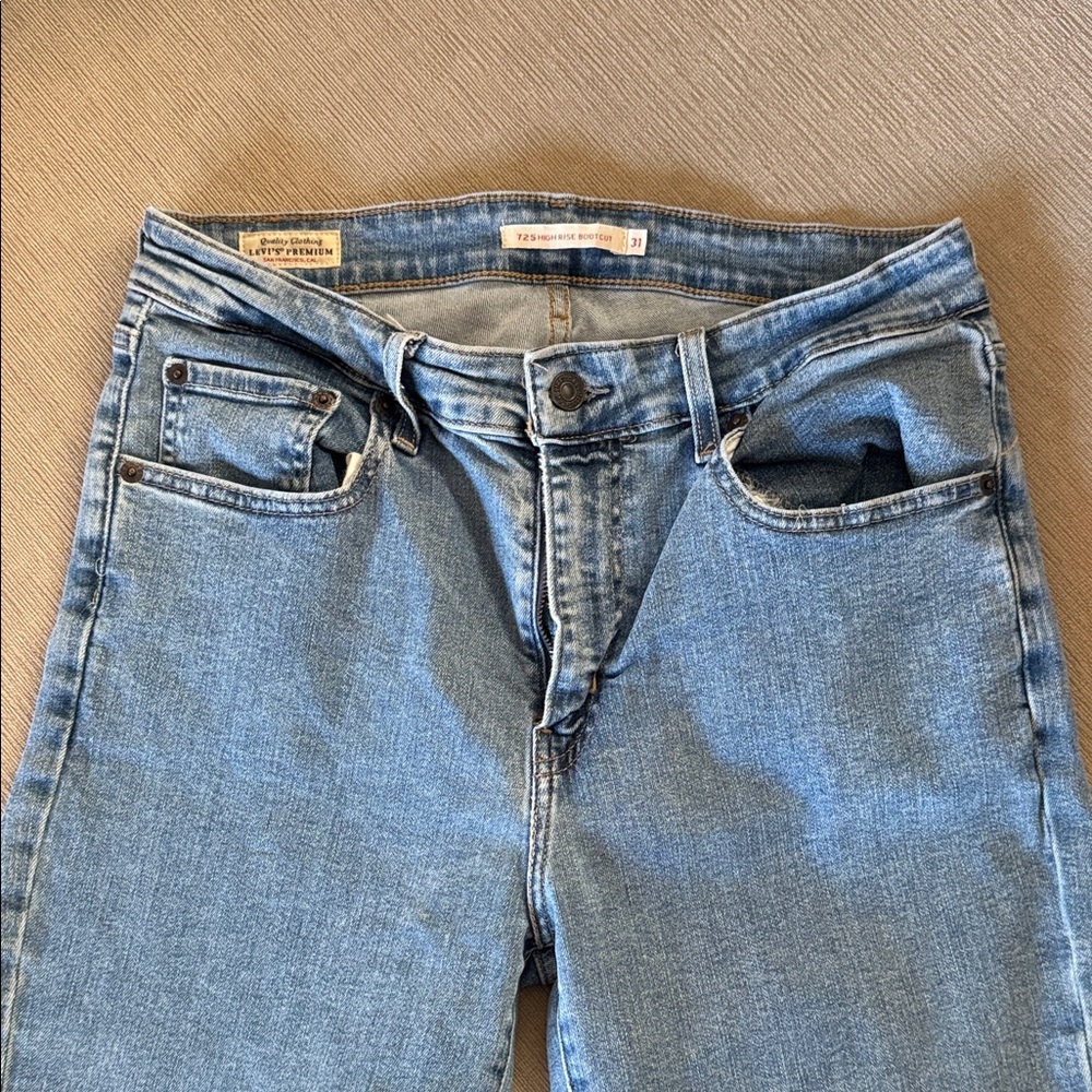 Levi's Light Blue Straight Leg Jeans